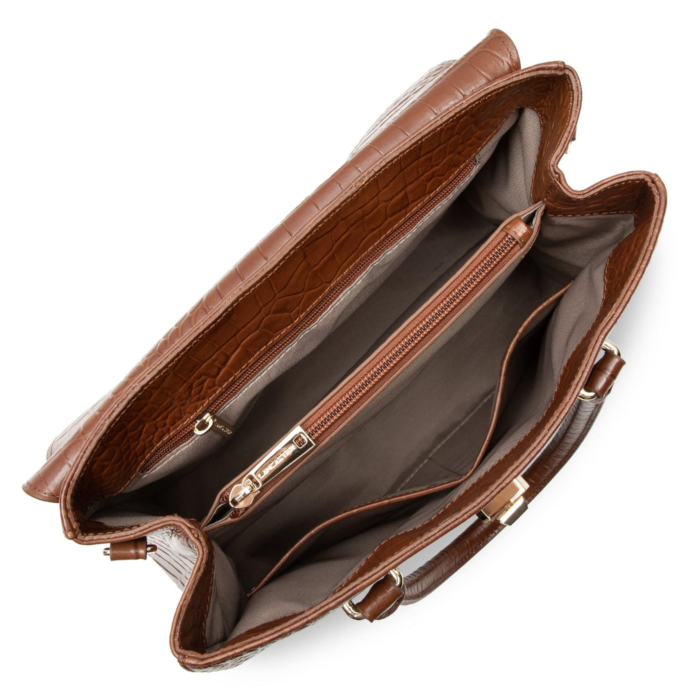 handbag - exotic lézard & croco cn #couleur_caramel