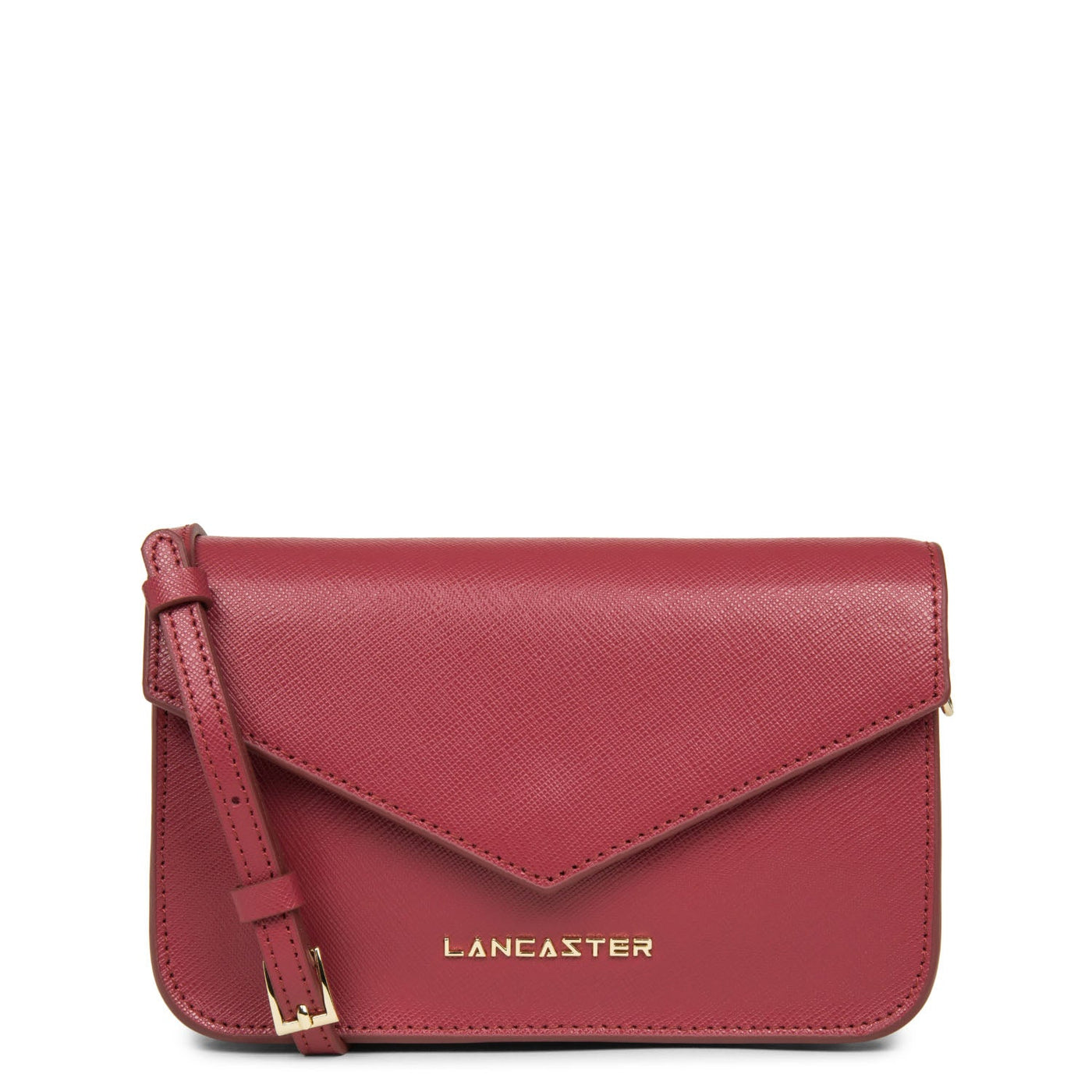 small crossbody bag - saffiano signature #couleur_framboise