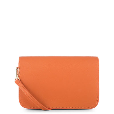 small crossbody bag - saffiano signature #couleur_orange