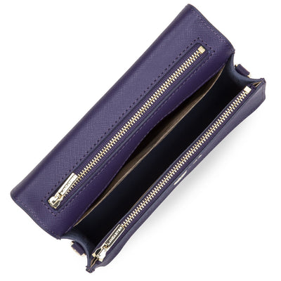 small crossbody bag - saffiano signature #couleur_violet