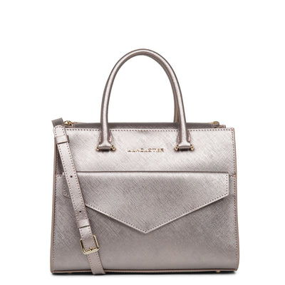handbag - saffiano signature #couleur_or-rose
