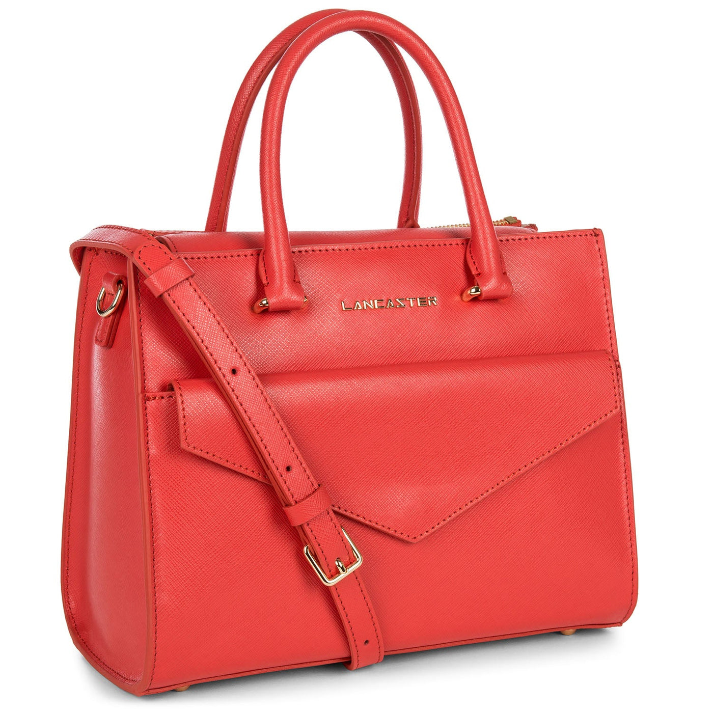 handbag - saffiano signature #couleur_pasteque