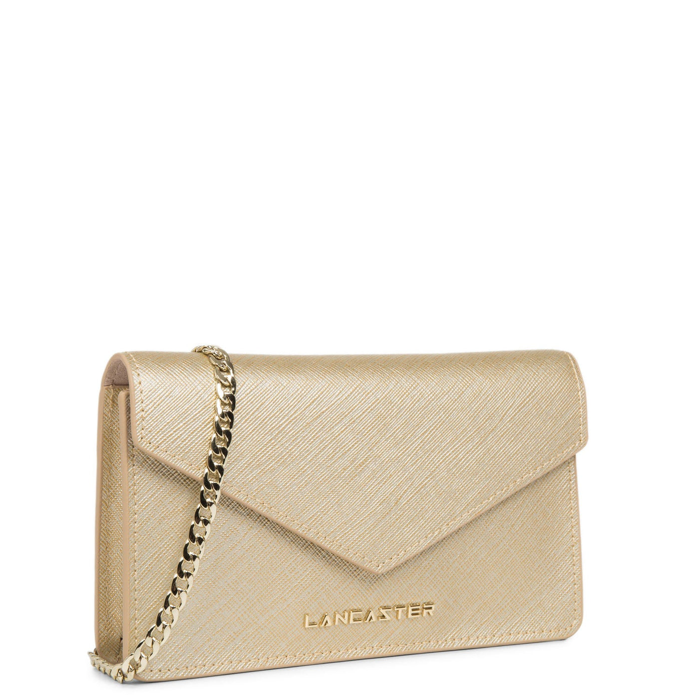 small crossbody bag - saffiano signature #couleur_champagne