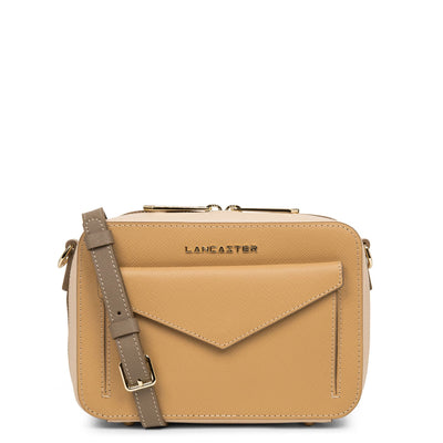 crossbody bag - saffiano signature #couleur_naturel-poudre-vison