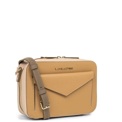 crossbody bag - saffiano signature #couleur_naturel-poudre-vison