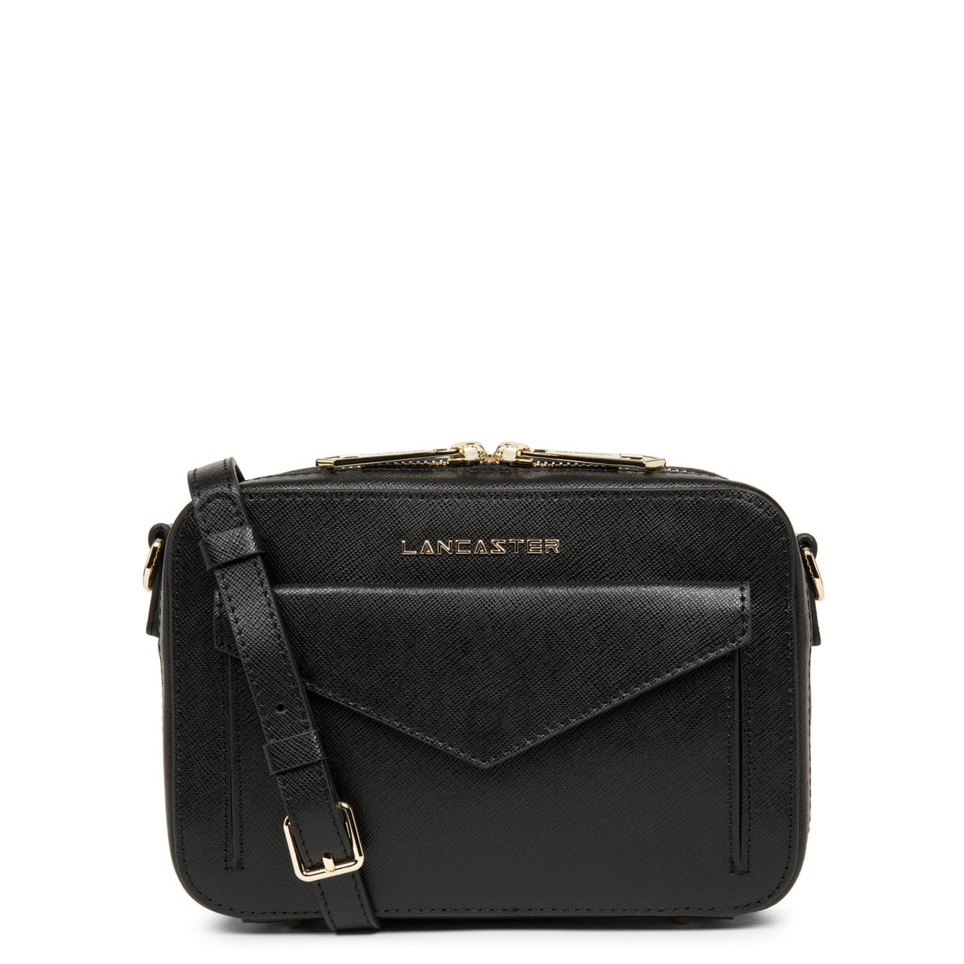 crossbody bag - saffiano signature #couleur_noir