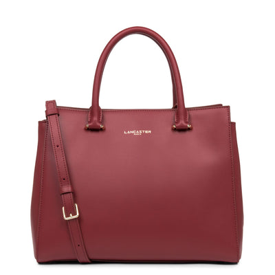 handbag - smooth or #couleur_betterave