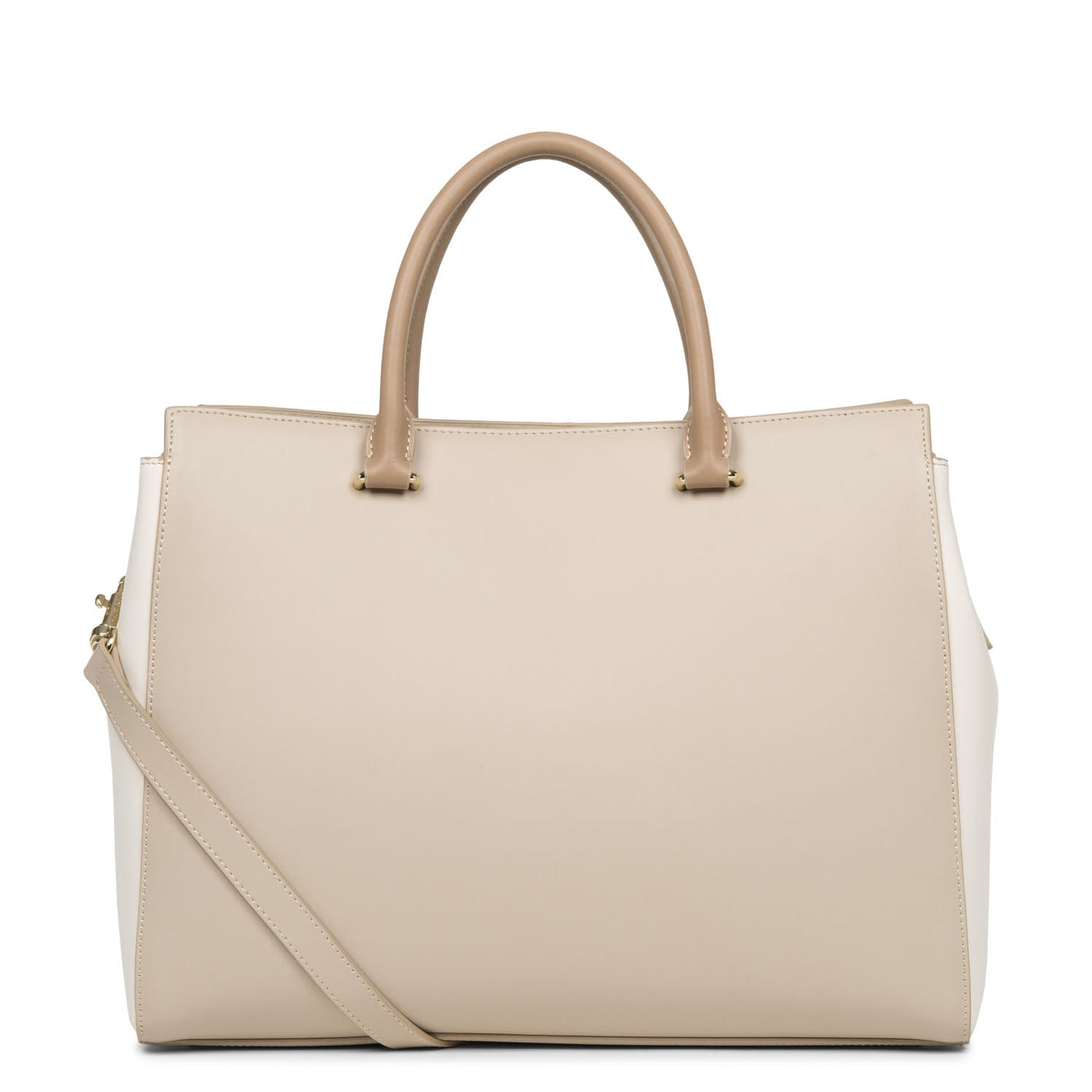 tote bag - smooth or #couleur_galet-ros-cru-nude