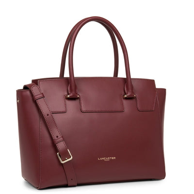 handbag - smooth or #couleur_betterave