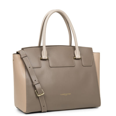 handbag - smooth or #couleur_taupe-nude-fonce-galet-rose