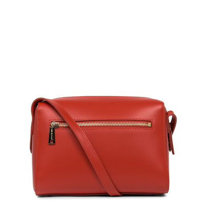 crossbody bag - smooth or #couleur_rouge
