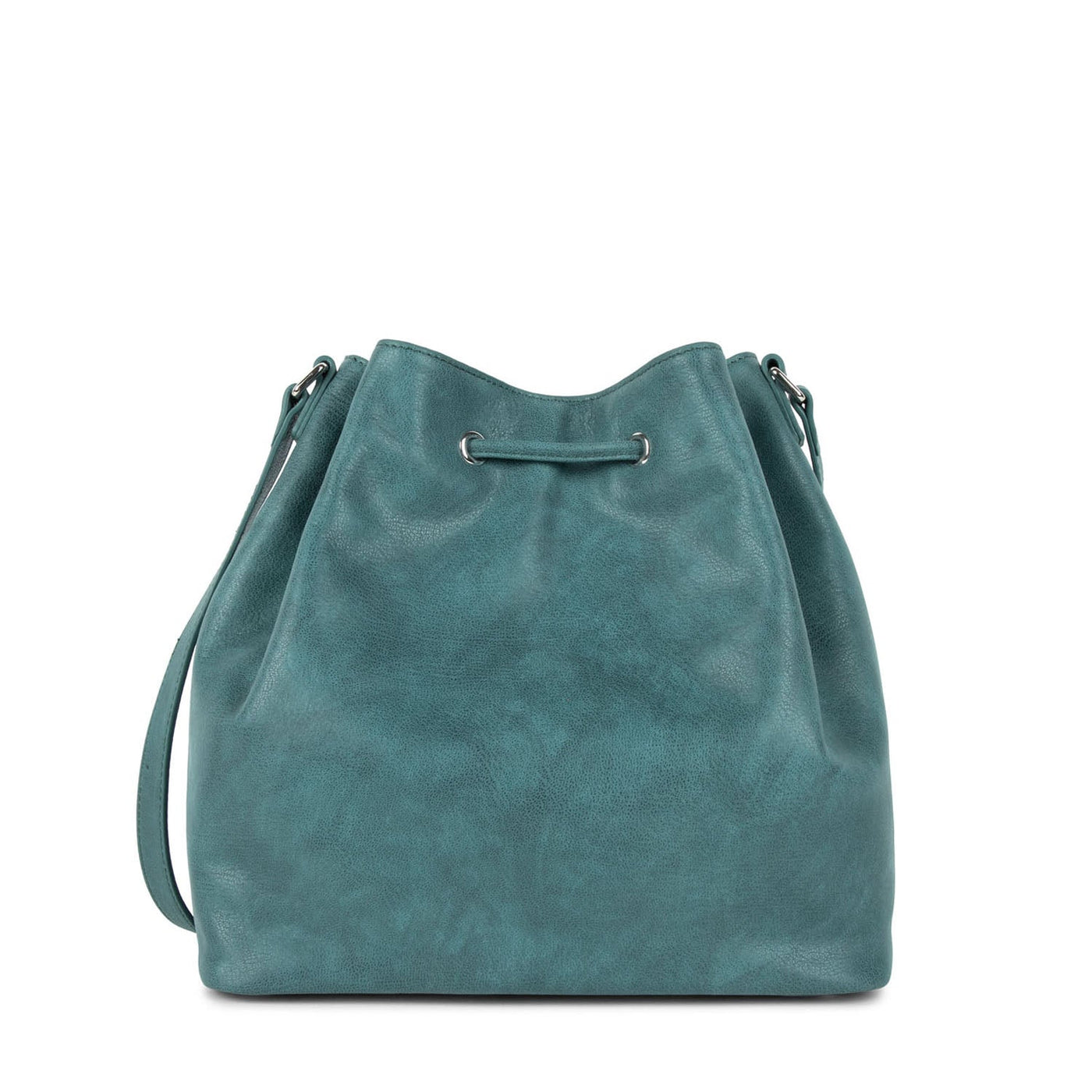 bucket bag - santa fe fringe #couleur_vert-paon