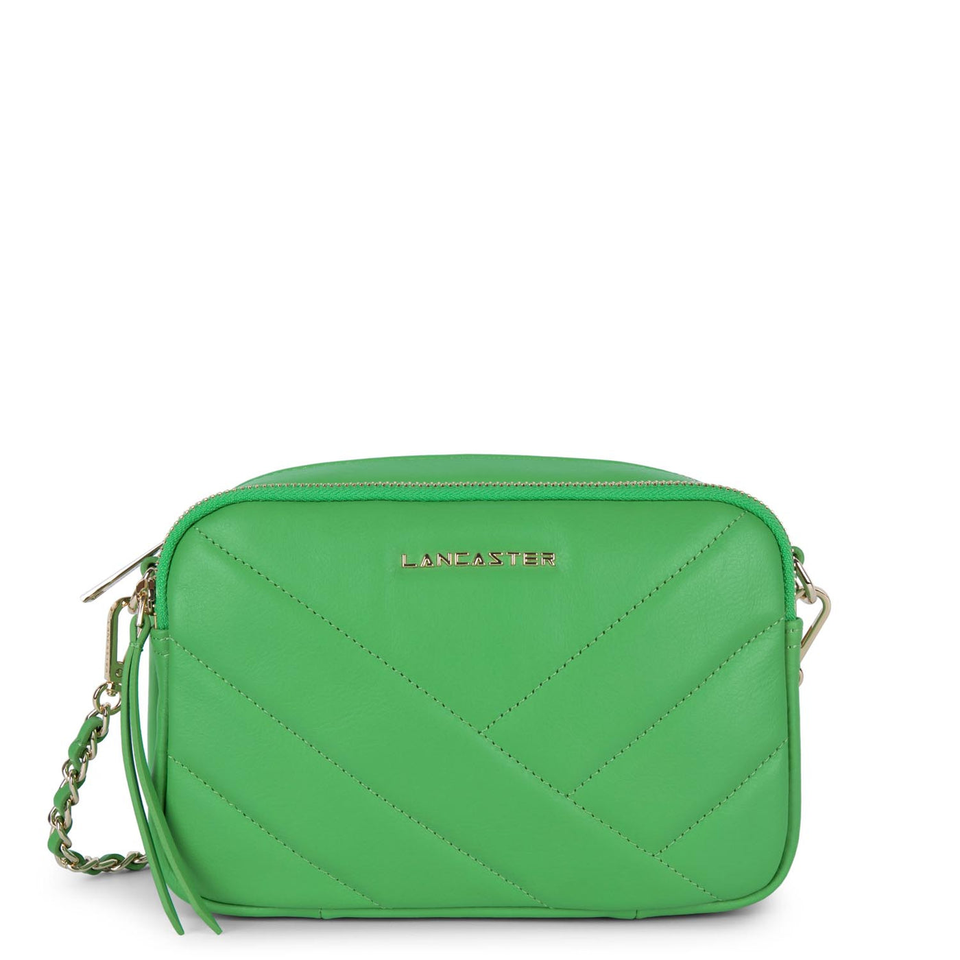 crossbody bag - soft matelassé #couleur_vert-colo