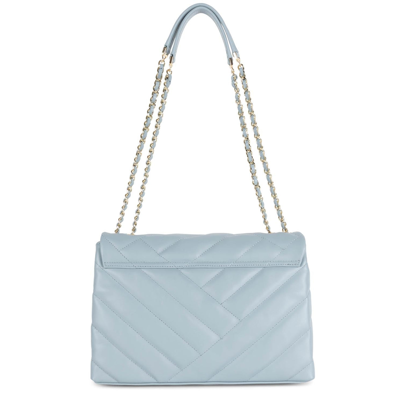 large crossbody bag - soft matelassé #couleur_bleu-cendre