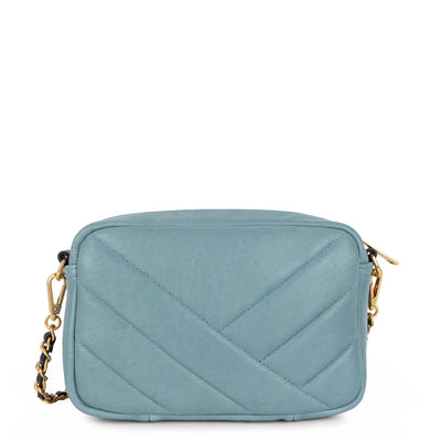small crossbody bag - wild matelassé #couleur_bleu-cendre