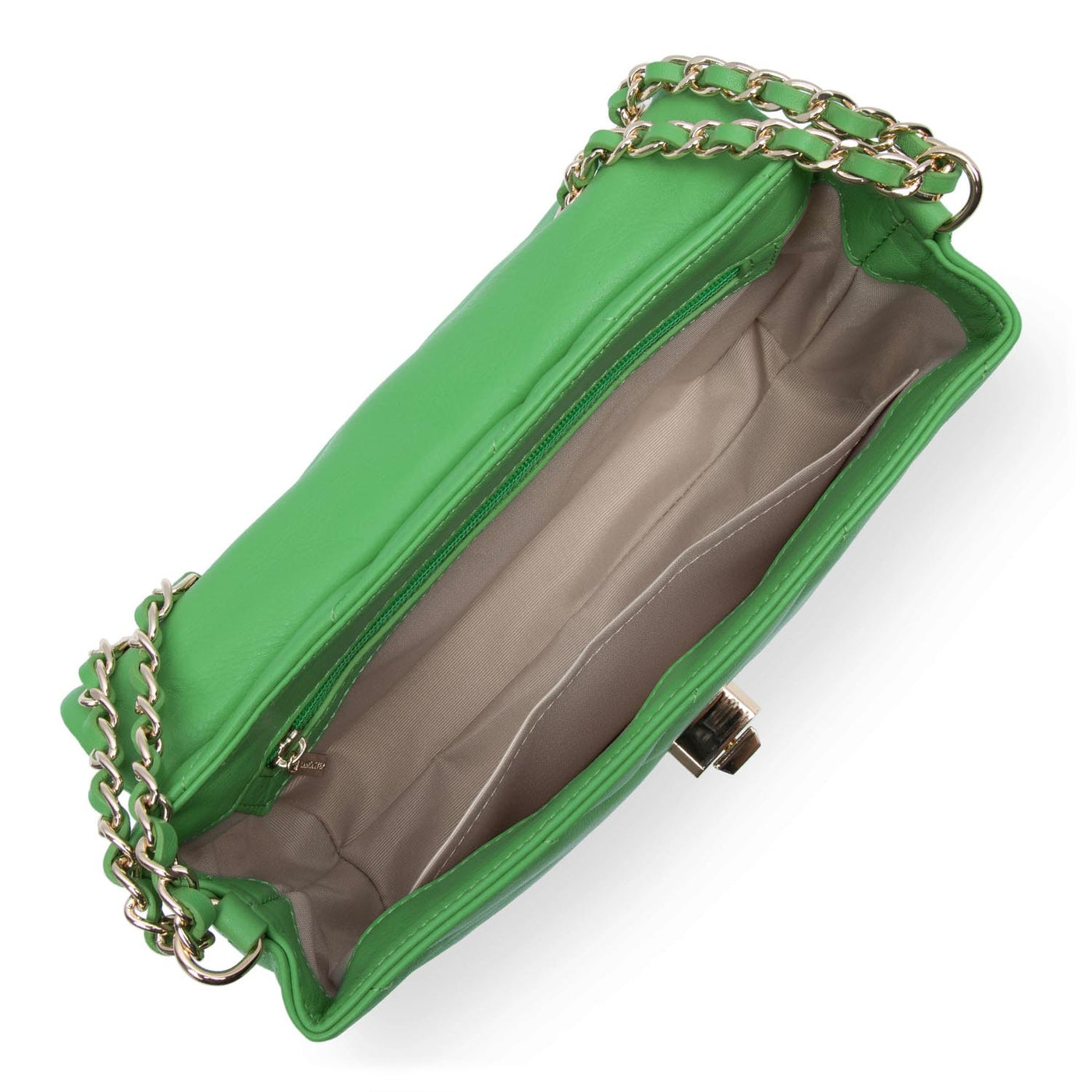 M green padded crossbody bag