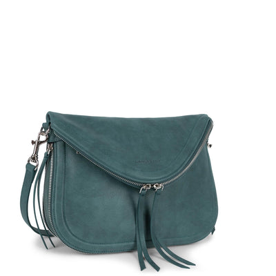 large shoulder bag - santa fe lisi #couleur_bleu-paon