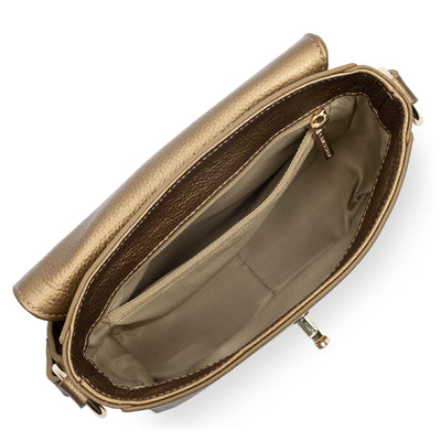 small crossbody bag - foulonné milano #couleur_gold-antic
