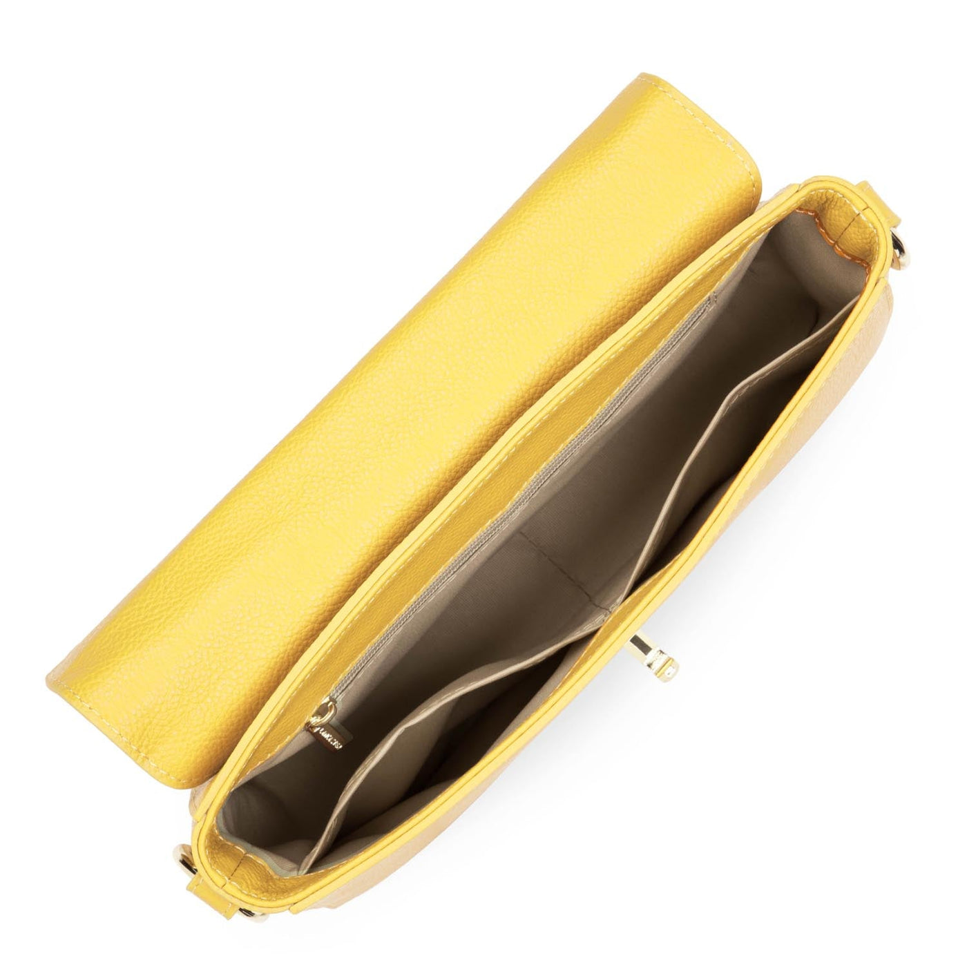 baguette bag - foulonné milano #couleur_jaune
