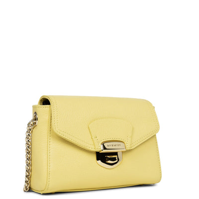 crossbody bag - foulonné milano #couleur_jaune-clair