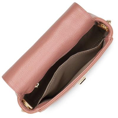 crossbody bag - foulonné milano #couleur_rose-cendre