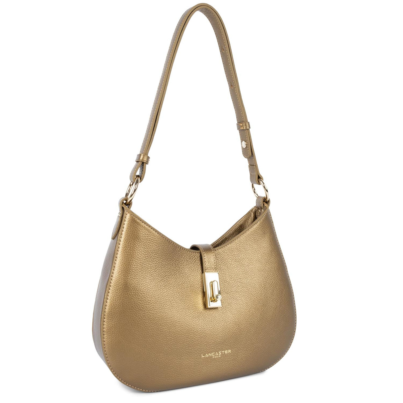 m shoulder bag - foulonné milano #couleur_gold-antic