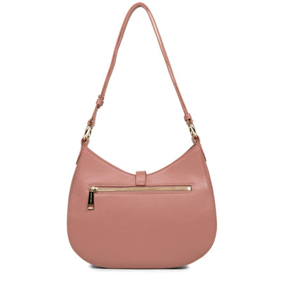 m shoulder bag - foulonné milano #couleur_rose-cendre
