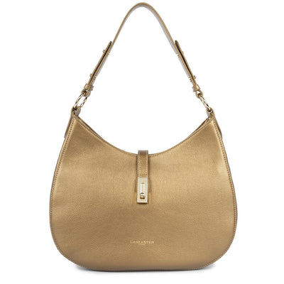 large shoulder bag - foulonné milano #couleur_gold-antic
