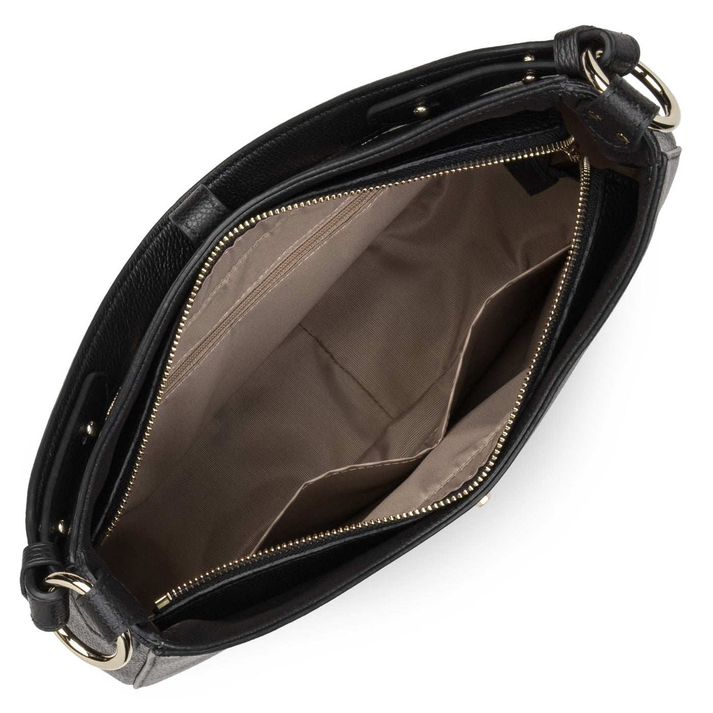 large shoulder bag - foulonné milano #couleur_noir