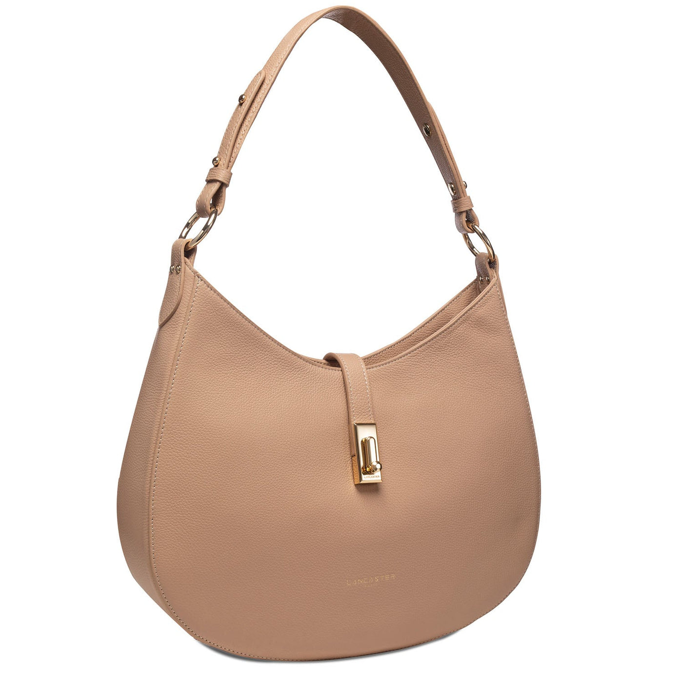 large shoulder bag - foulonné milano #couleur_nude
