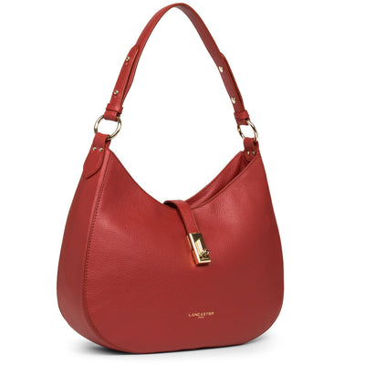 large shoulder bag - foulonné milano #couleur_rouge
