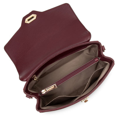handbag - foulonné milano #couleur_pourpre