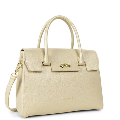 large handbag - foulonné milano #couleur_champagne