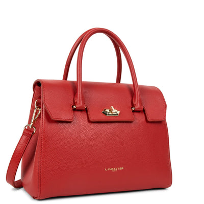 large handbag - foulonné milano #couleur_rouge