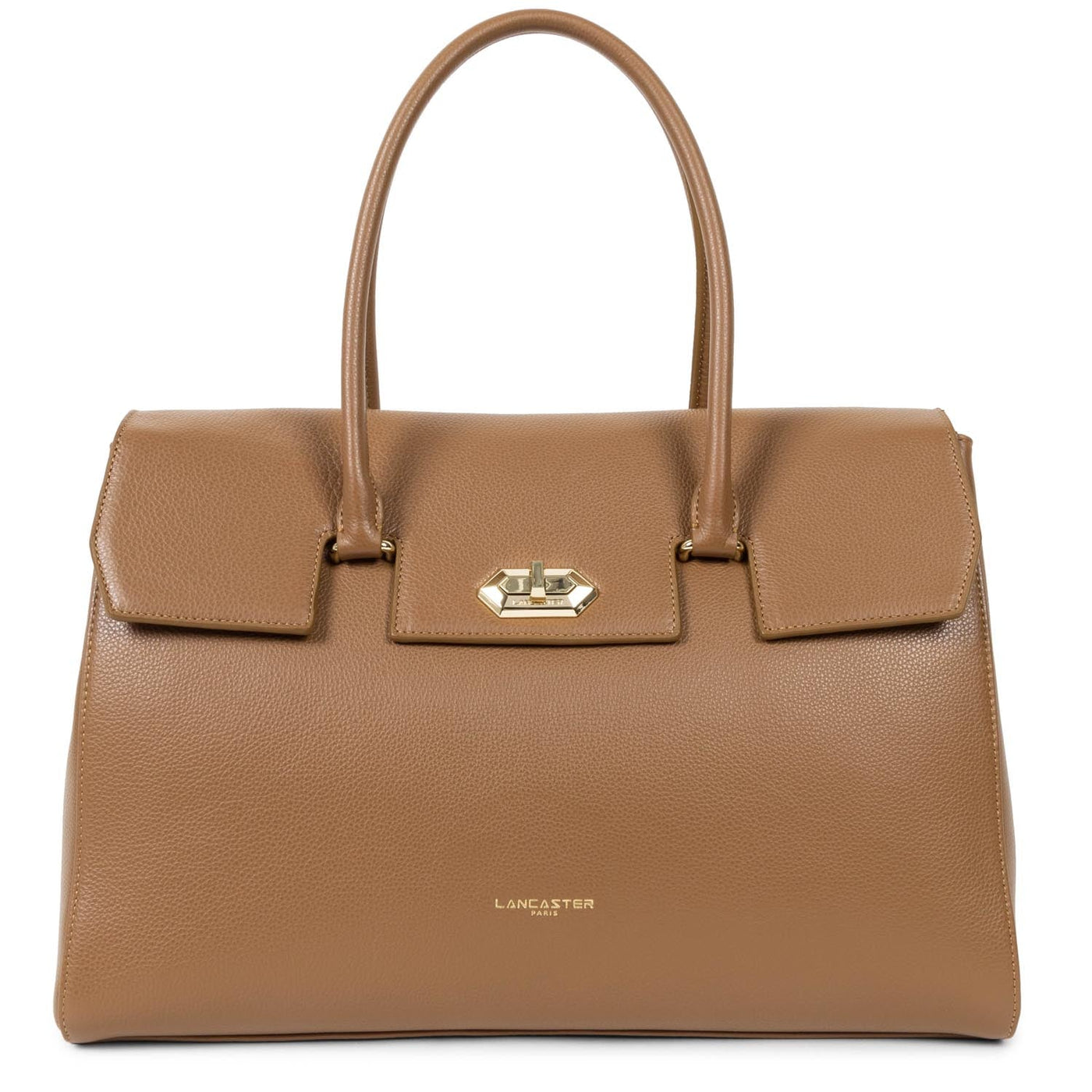 extra large tote bag - foulonné milano #couleur_camel