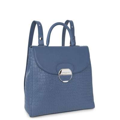 backpack - pia #couleur_bleu-croco