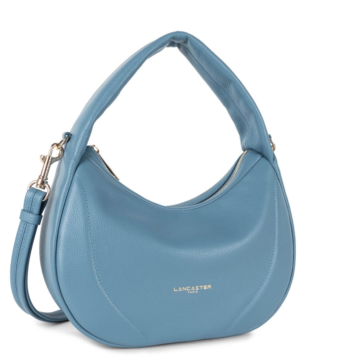 handbag - foulonné cerceau #couleur_bleu-stone