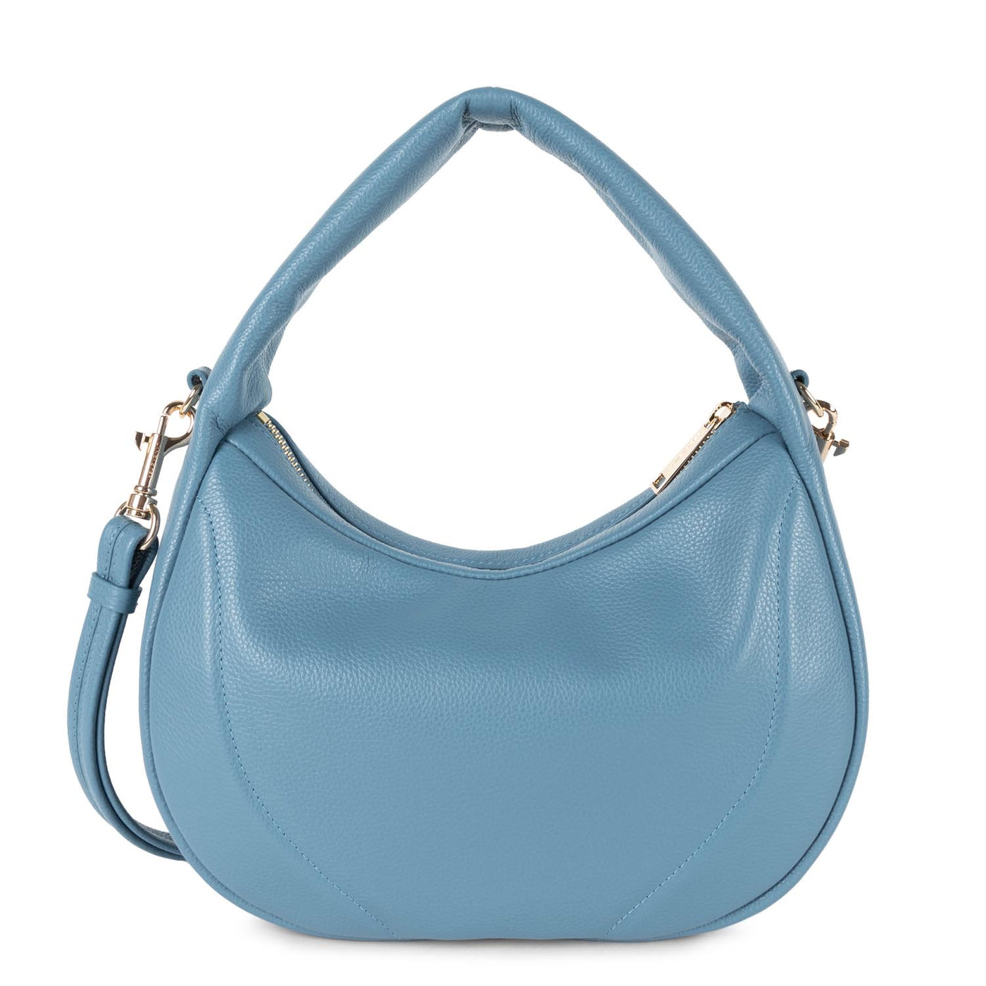 handbag - foulonné cerceau #couleur_bleu-stone