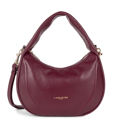 handbag - foulonné cerceau #couleur_bordeaux
