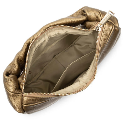 handbag - foulonné cerceau #couleur_gold-antic