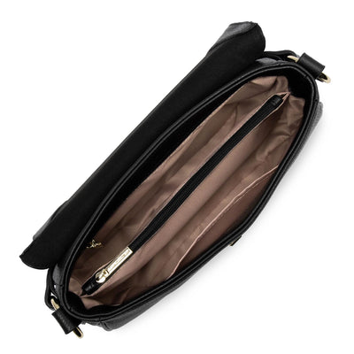 large crossbody bag - foulonné milano #couleur_noir