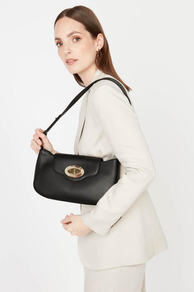 shoulder bag - marble touch #couleur_noir