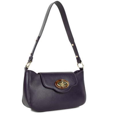 shoulder bag - marble touch #couleur_violet