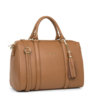 large duffle bag - mademoiselle ana #couleur_camel