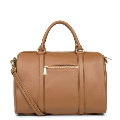 large duffle bag - mademoiselle ana #couleur_camel