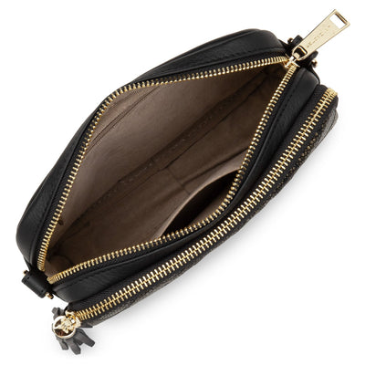 small crossbody bag - mademoiselle ana #couleur_or-vieillit-python