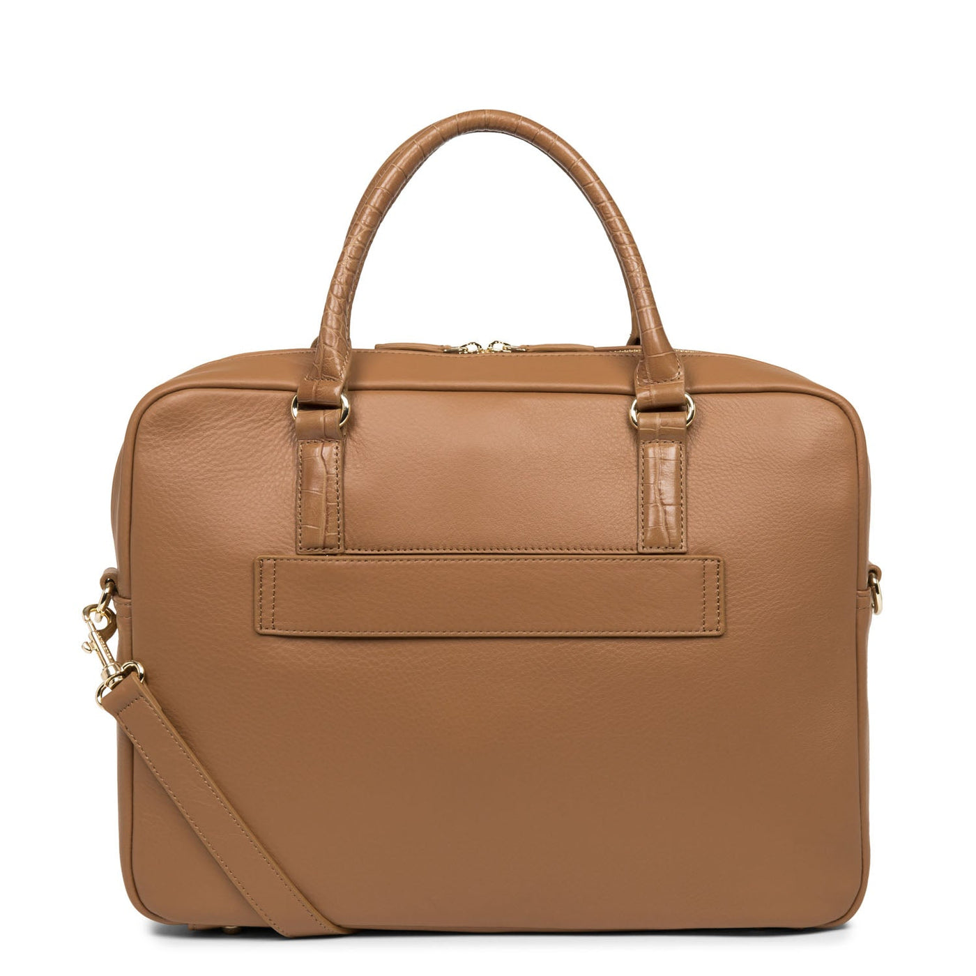 portfolio document holder bag - mademoiselle business #couleur_camel-croco