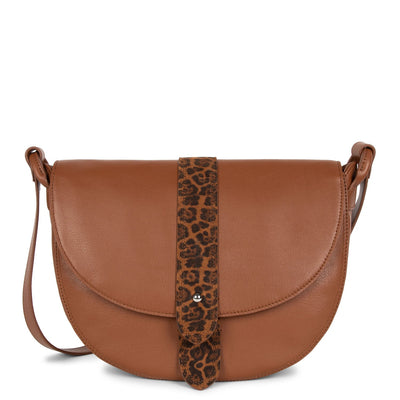 shoulder bag - soft vintage #couleur_cognac-lopard