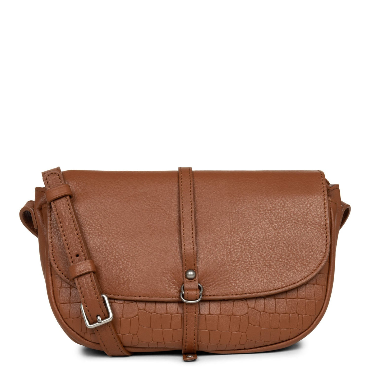 small crossbody bag - soft vintage nova #couleur_chataigne-croco