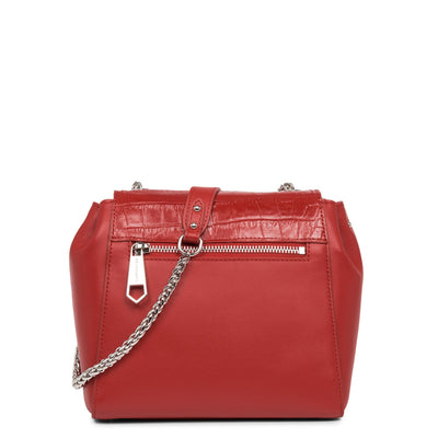 crossbody bag - parisienne sophia #couleur_rouge-croco